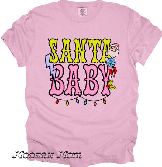 Santa baby (tee, crewneck or hoodie )