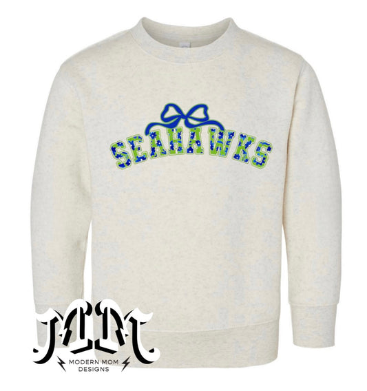 Hawks floral print (NEWBORN-youth XL)