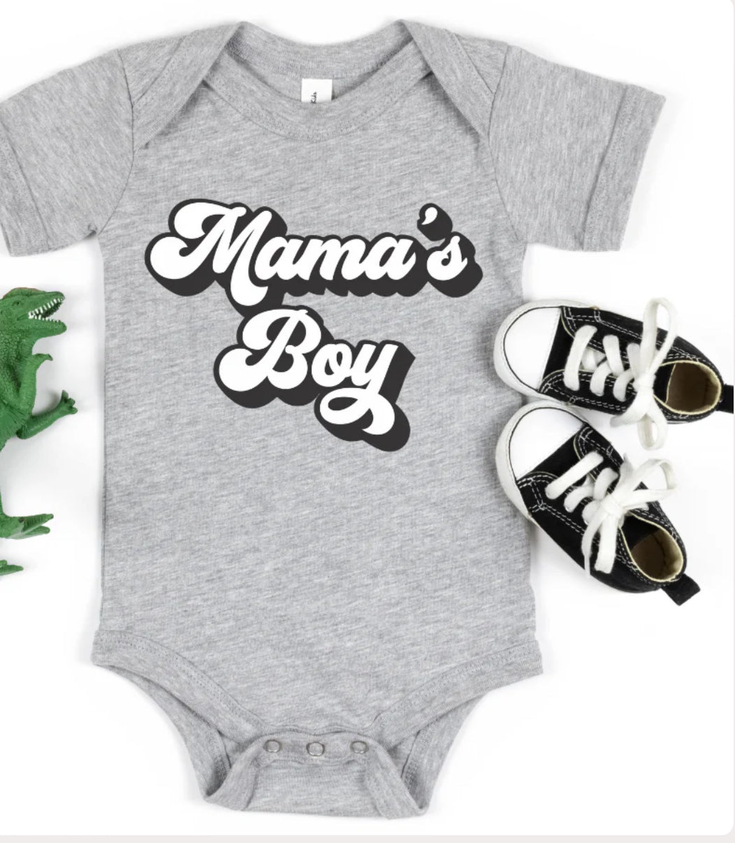 Mamas boy onesie