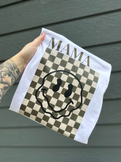 Mama checkered square