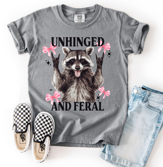 Unhinged and feral PINK BOWS (toddler-youth)