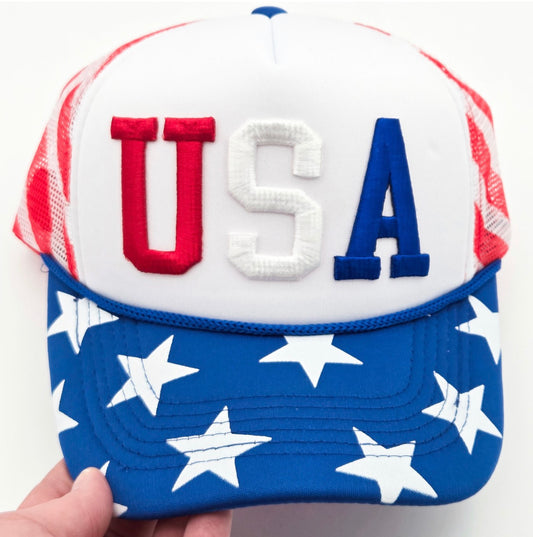 USA stars & stripes snap back