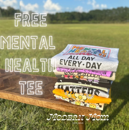 FREE mystery mental health matters tee (must purchase an item from the Mental Health Matters collection)
