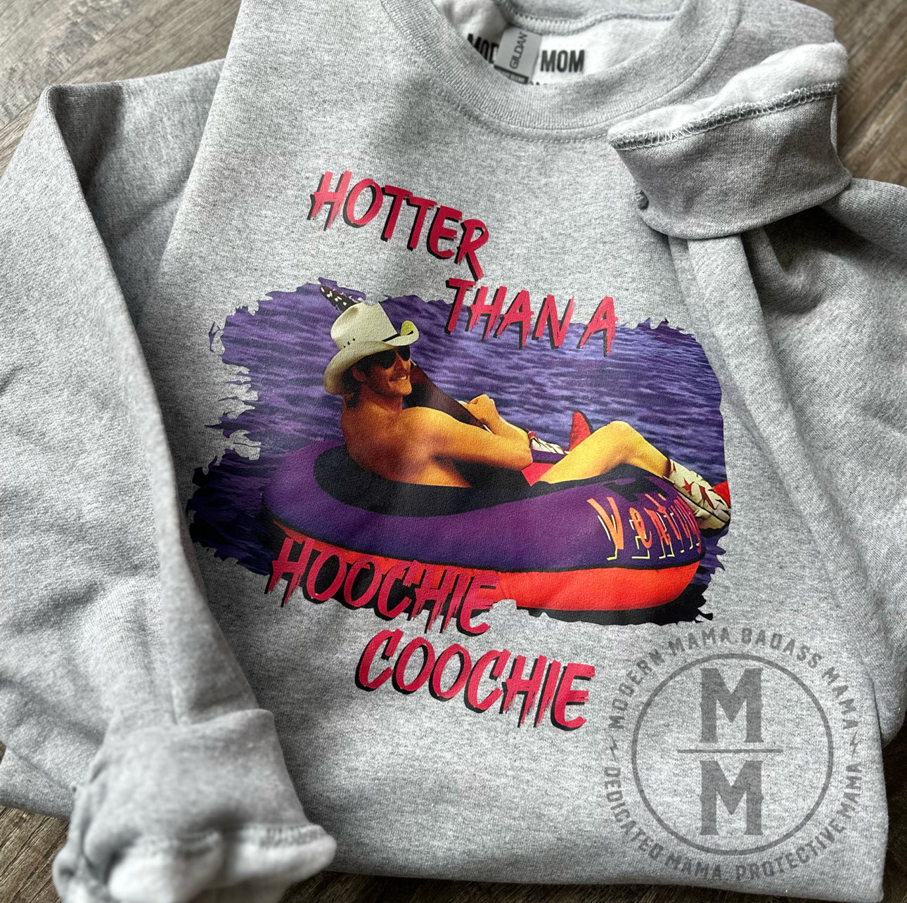 Hotter than a hoochie coochie crewneck