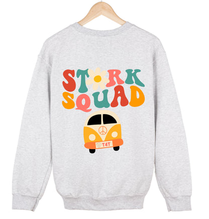 Stork squad custom double sided crewneck