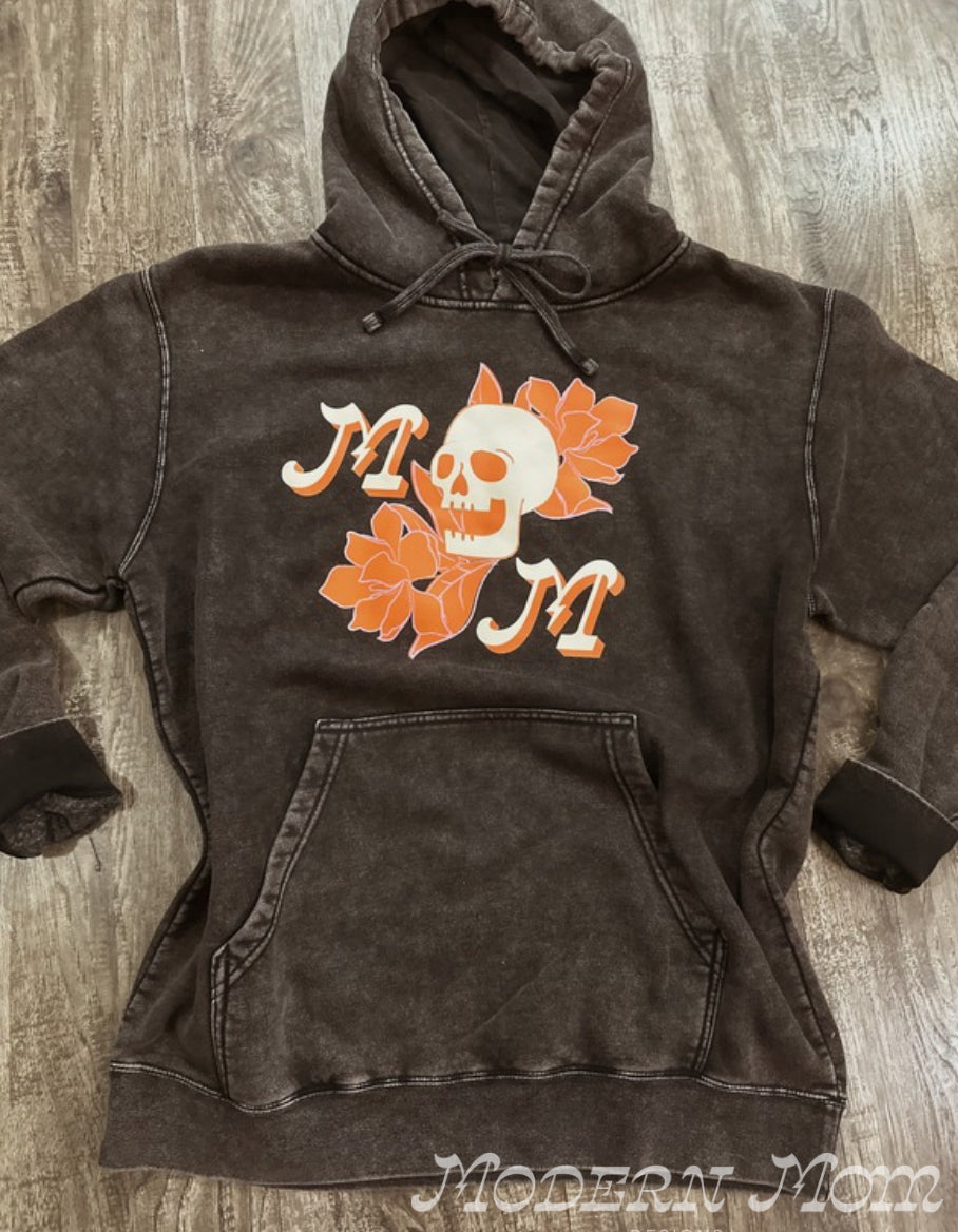 MOM acid wash hoodie (exclusive MMD design)