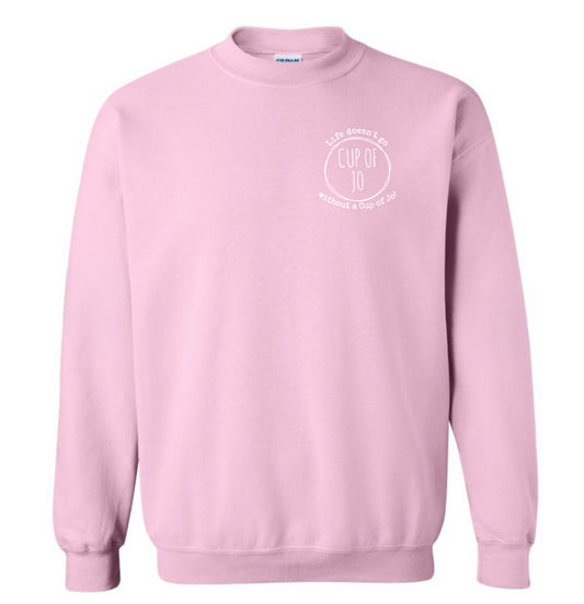 Cup of Jo crewneck (pink)