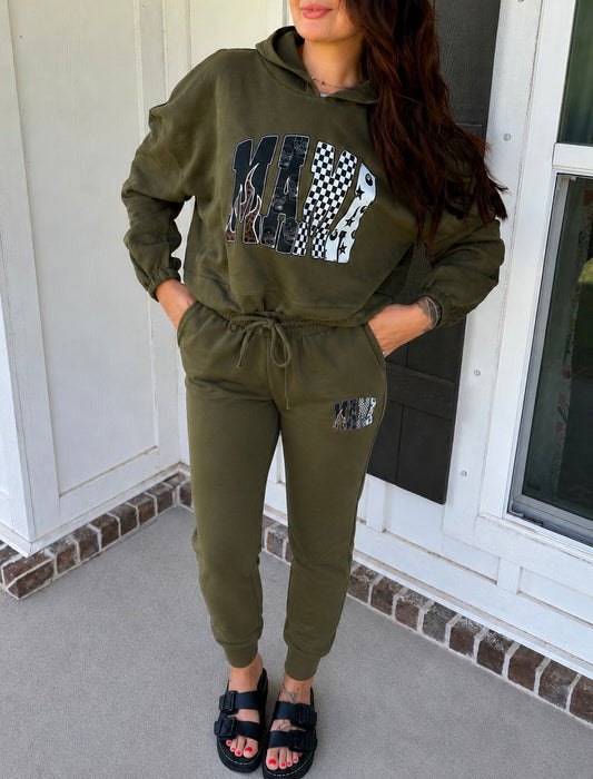 Mama military jogger sweats