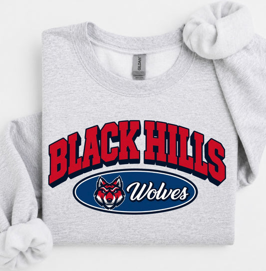 Black Hills Wolves crewneck or hoodie (Copy)