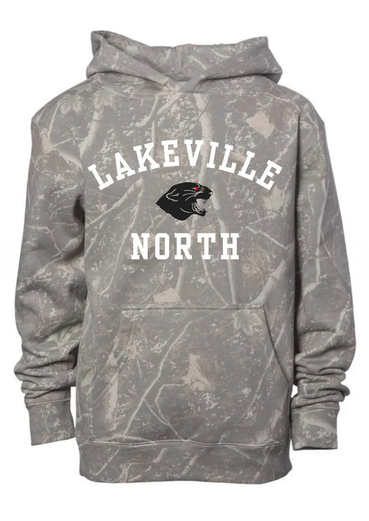 Lakeville north deadwood camo hoodie (youth & adult-no drawstrings)