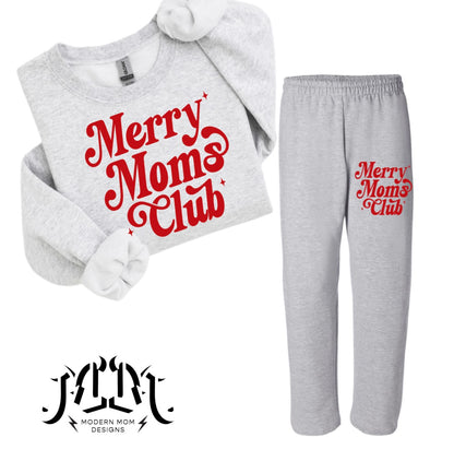 Merry moms club (green or red) lounge set (pieces sold separately)
