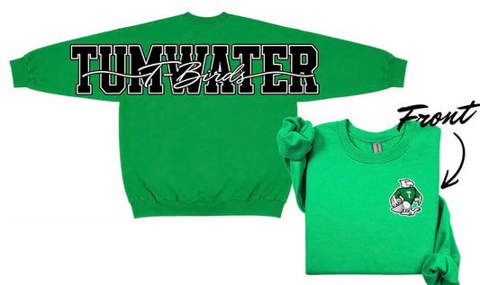 Tumwater T-Birds crewneck with big back print