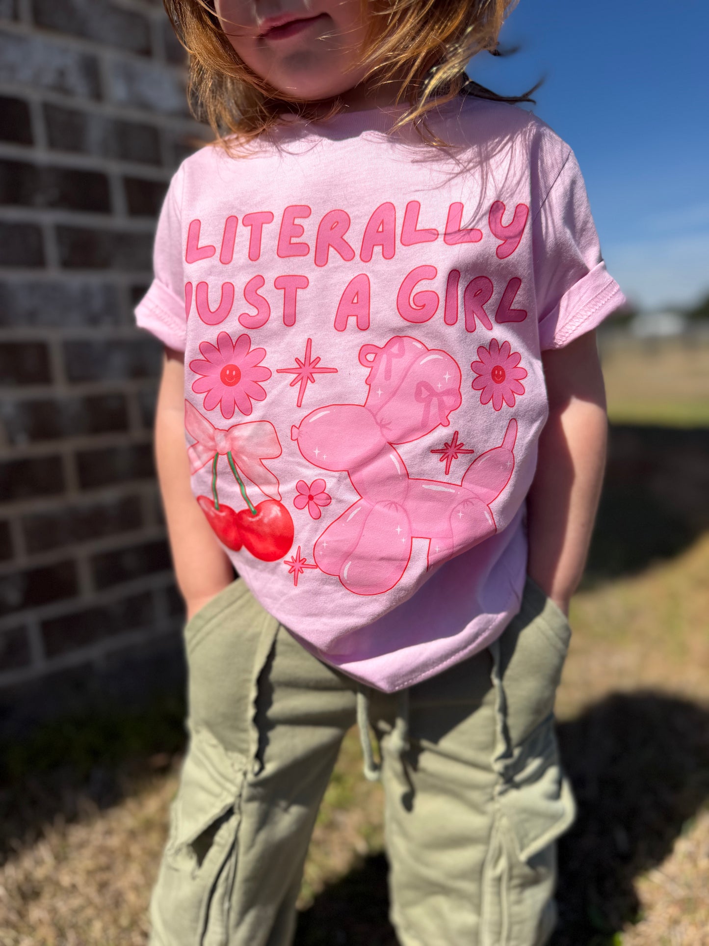 Literally just a girl(toddler-youth XL)