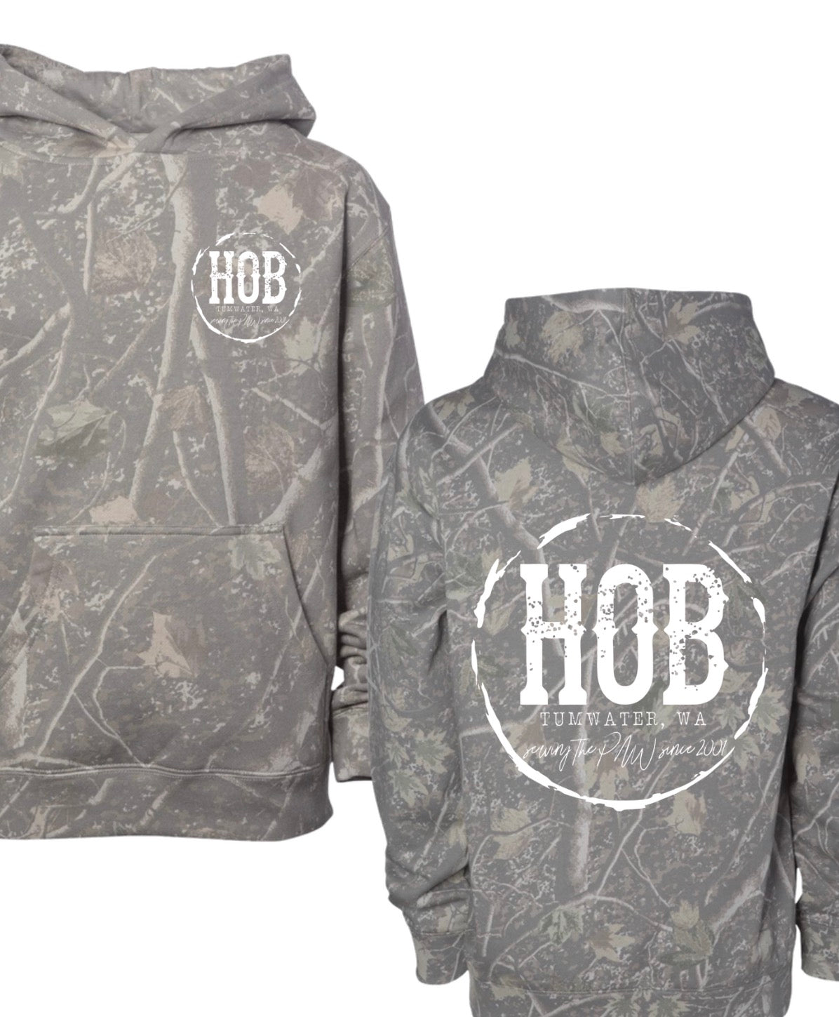 HOB deadwood camo hoodies