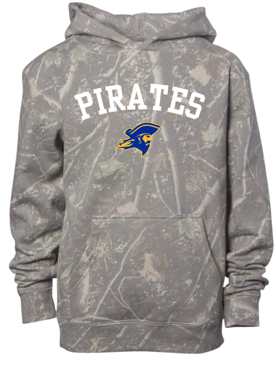 Pirates deadwood camo hoodie (youth & adult)