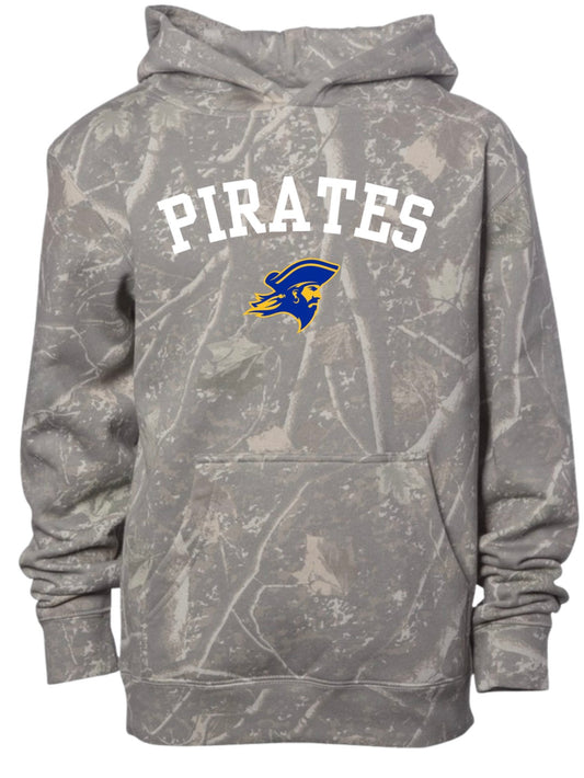 Pirates deadwood camo hoodie (youth & adult)