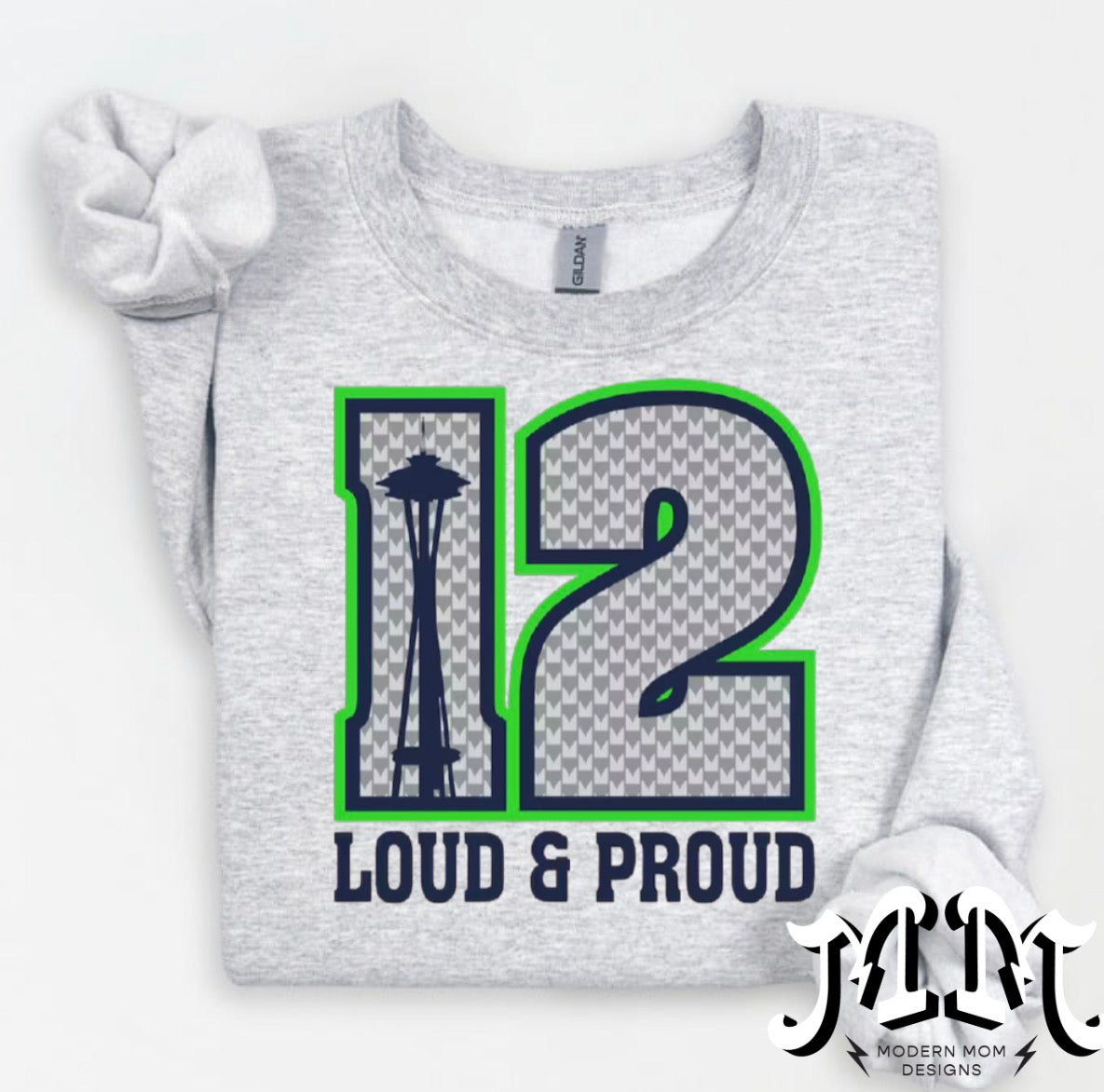 Loud & proud (tee, crewneck or hoodie)