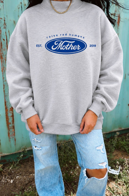 Mother | raise rad humans mock neck crewneck