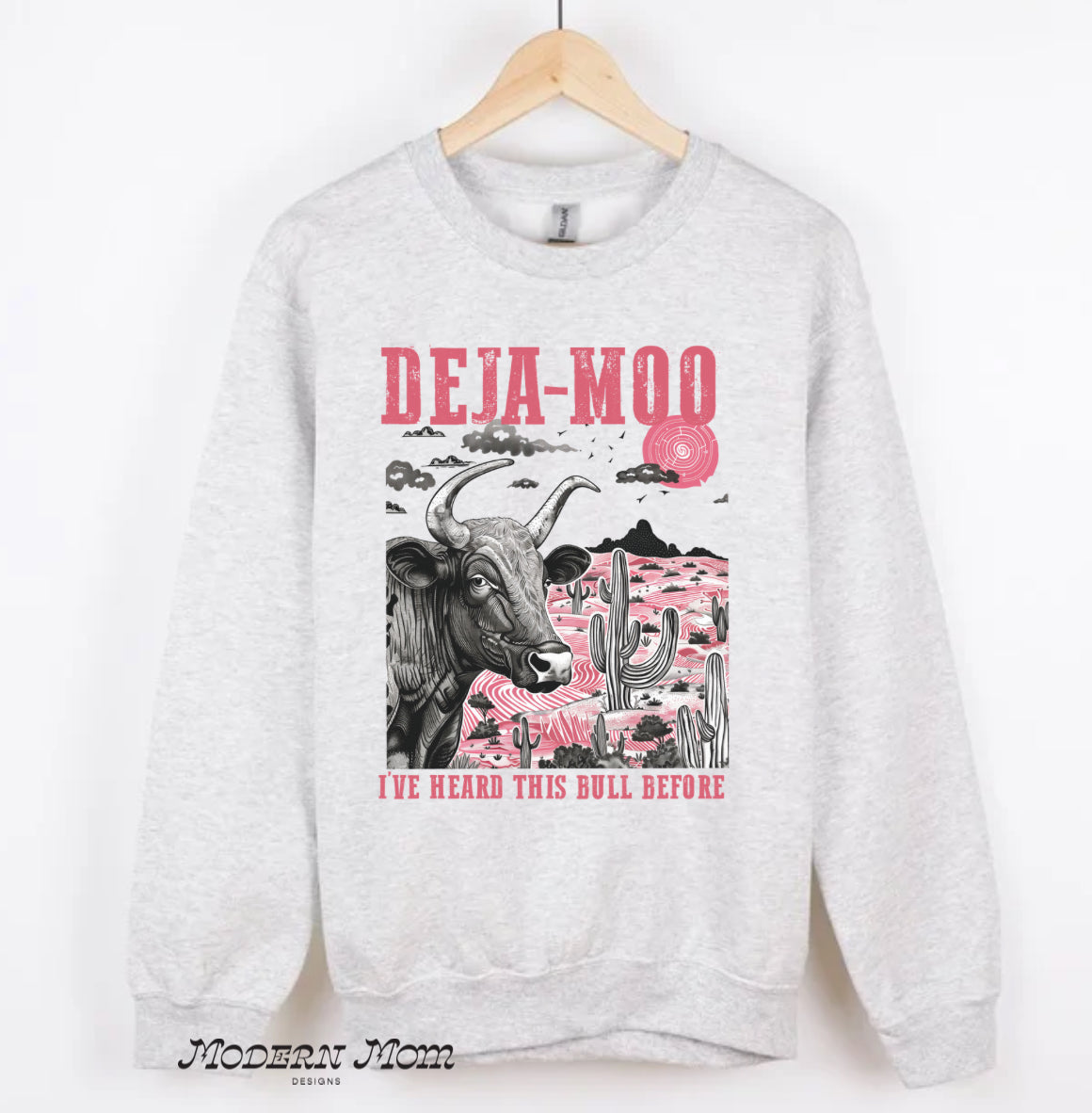 Deja-Moo crewneck