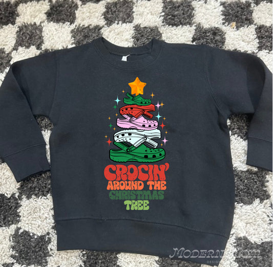 Crocin’ around the Christmas tree Toddler-Youth XL (crewneck or hoodie)