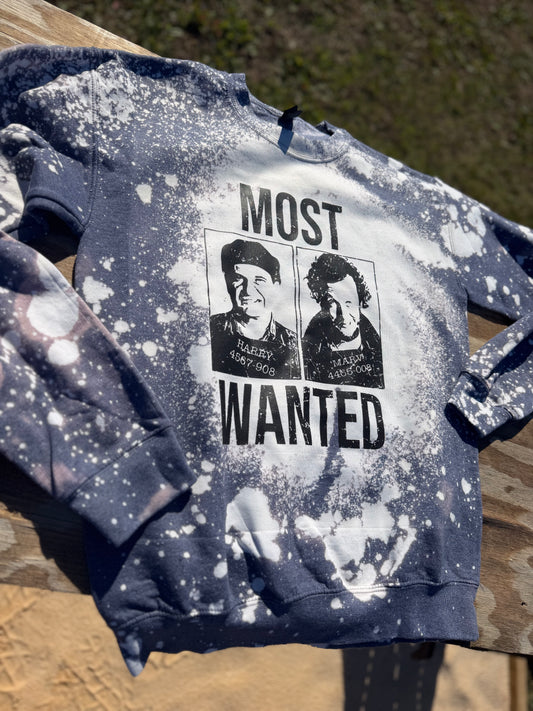 WANTED bleached out crewneck SIZE S