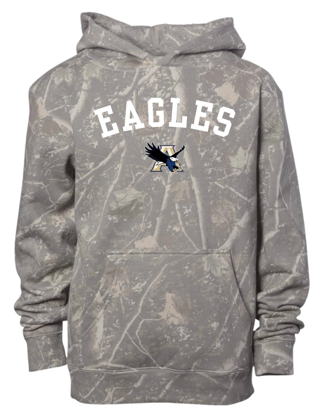 Arlington eagles deadwood camo hoodie (youth & adult-no drawstrings)