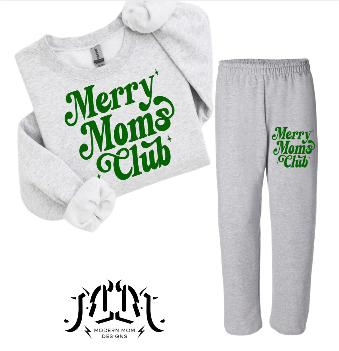 Merry moms club (green or red) lounge set (pieces sold separately)