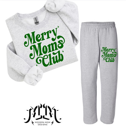 Merry moms club (green or red) lounge set (pieces sold separately)