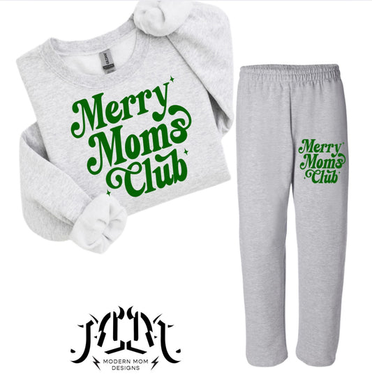 Merry moms club (green or red) lounge set (pieces sold separately)