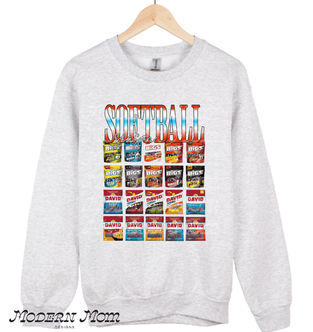 Softball season (seeds) crewneck