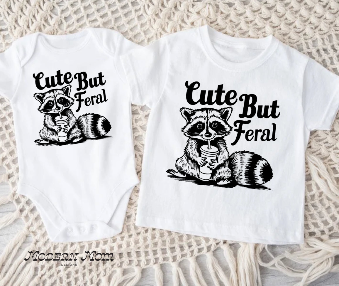 Cute but feral tee