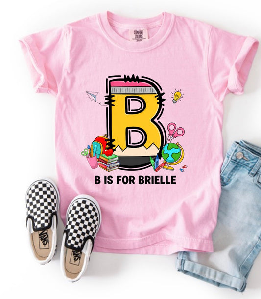 CUSTOM NAME: leave a note at checkout with color or garment & NAME!  (toddler/youth)