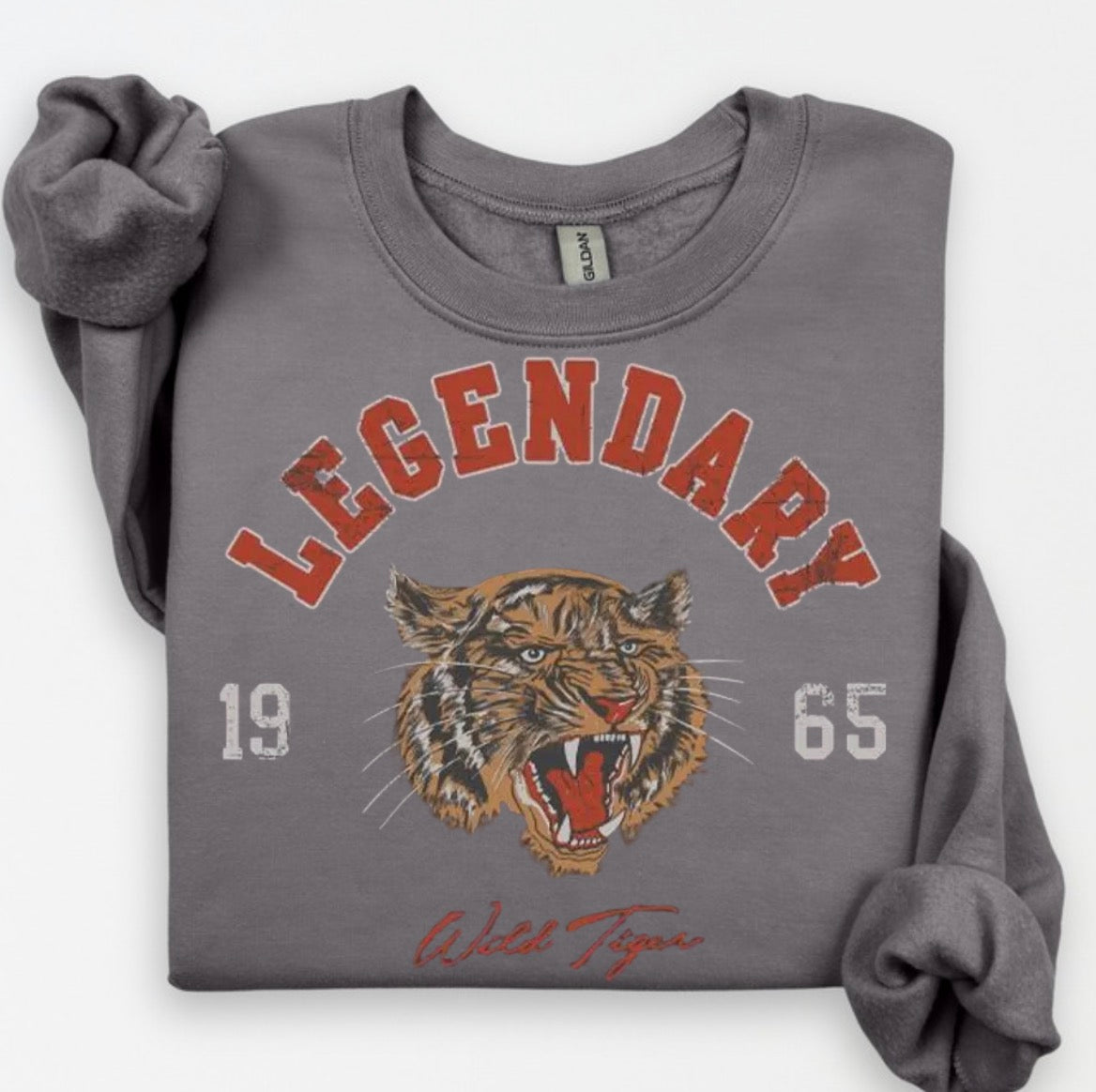 Legendary-wild tiger crewneck