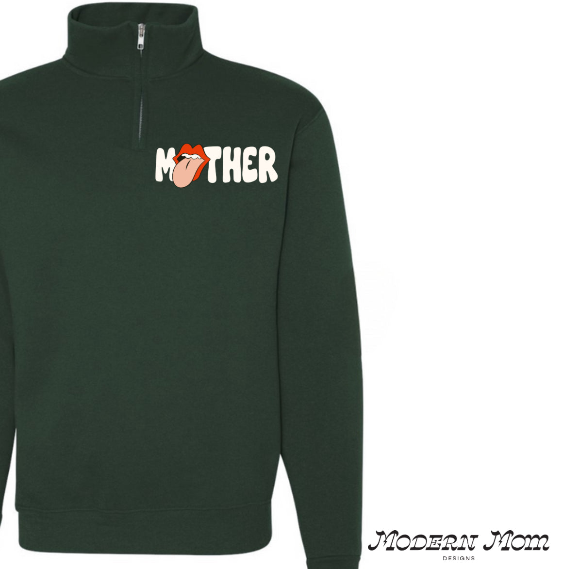 Mother quarter zip