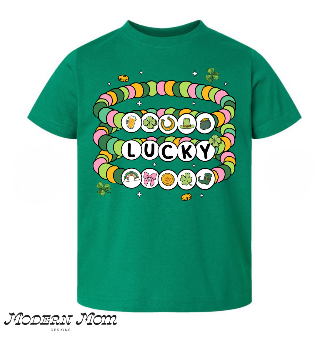 Lucky bracelets toddler/youth tee