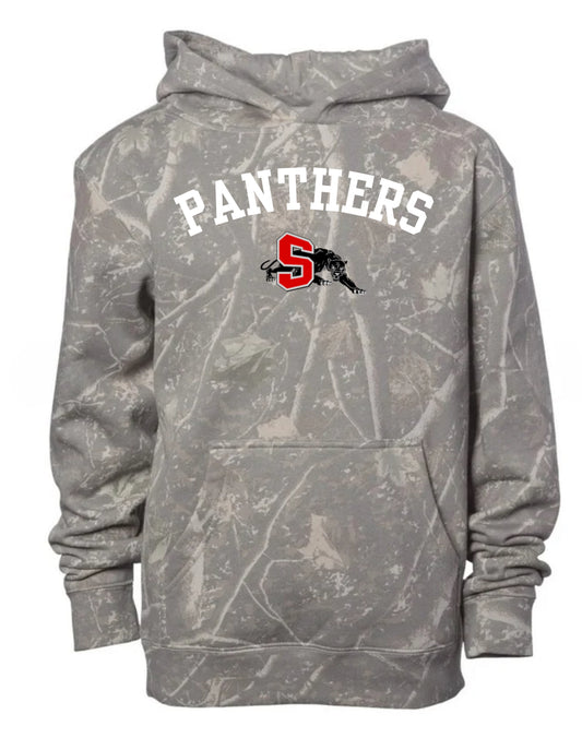 Panthers deadwood camo hoodie (youth & adult-no drawstrings)