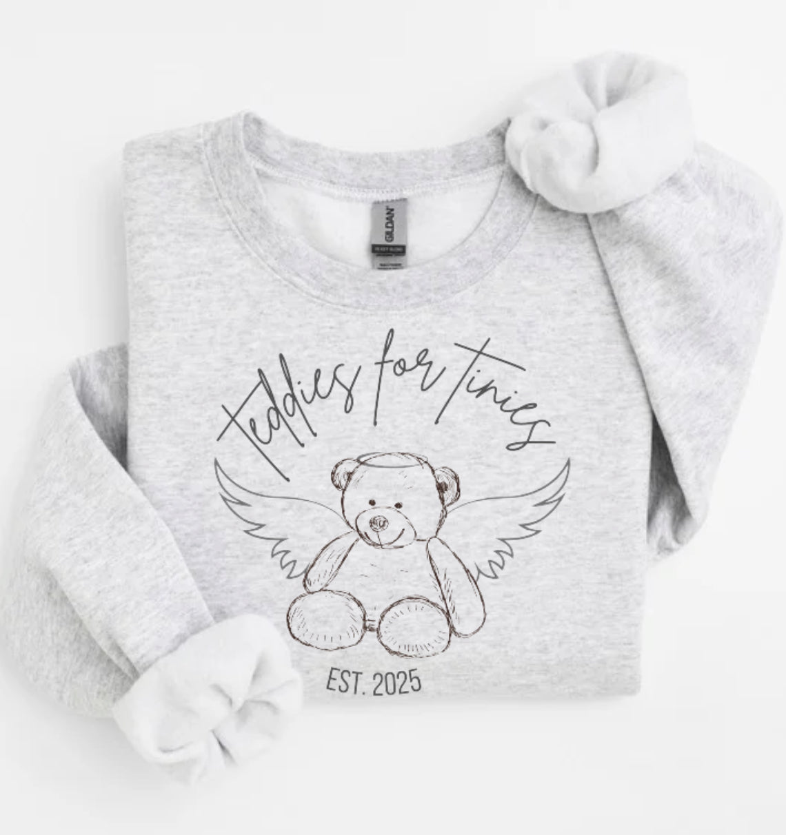 Teddies for tinies custom crewneck-single sided (please see color options)