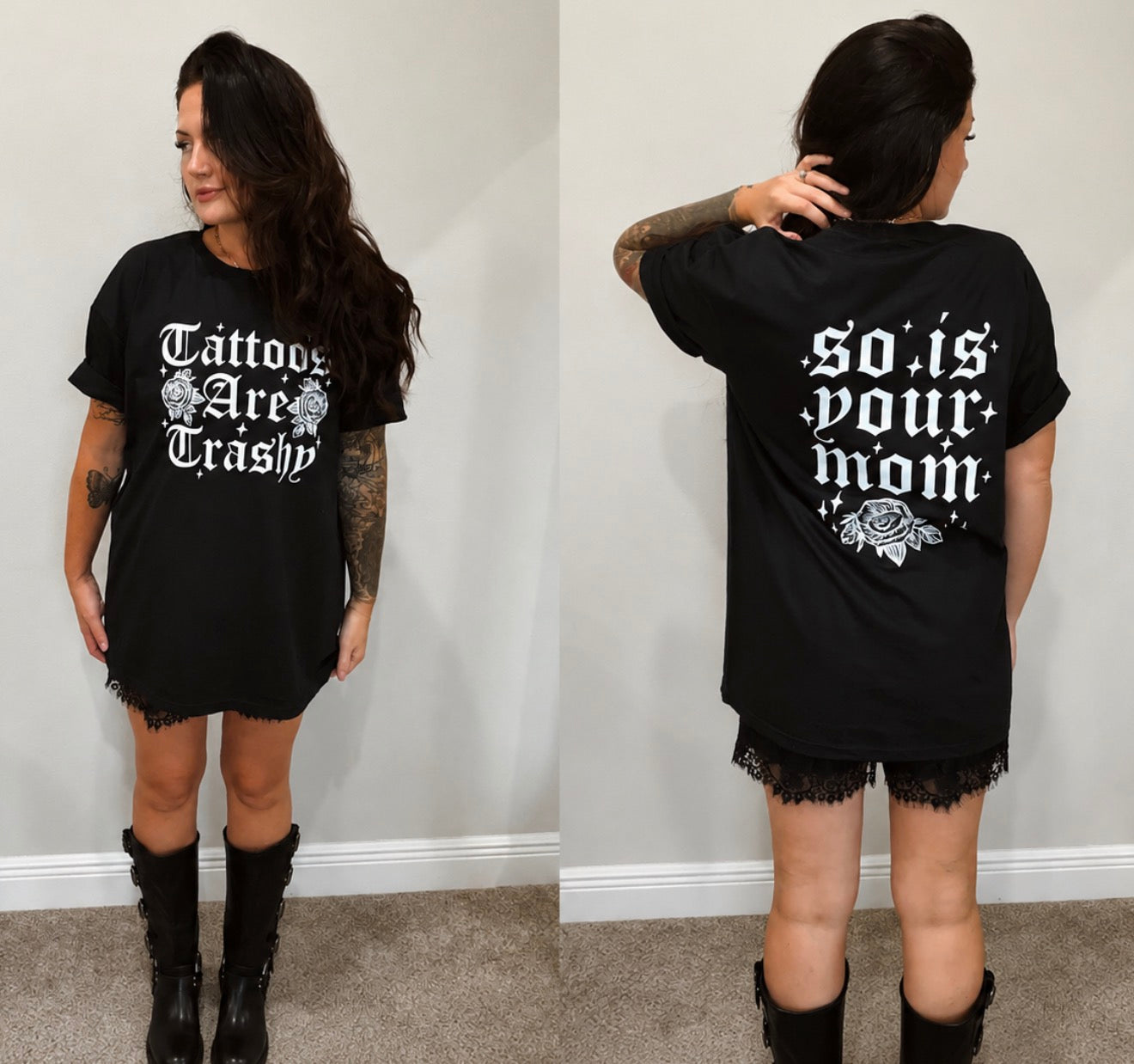 Tattoos are trashy-so is your mom