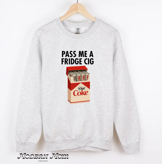 Pass me a fridge cig (Diet Coke)