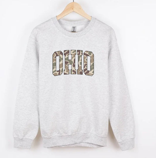 OHIO duck camo CREWNECK