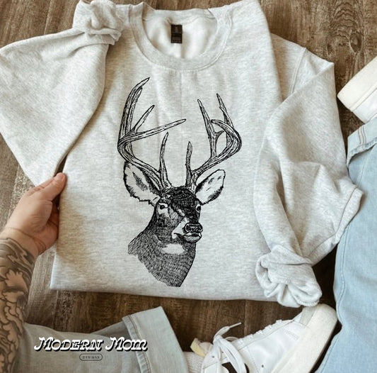 Big buck crewneck