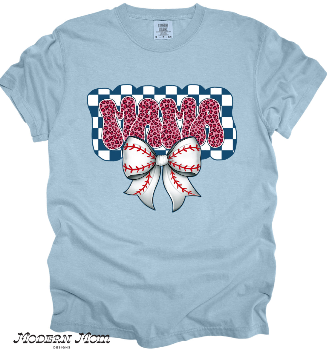 Mama baseball bow(tee, crewneck or hoodie)