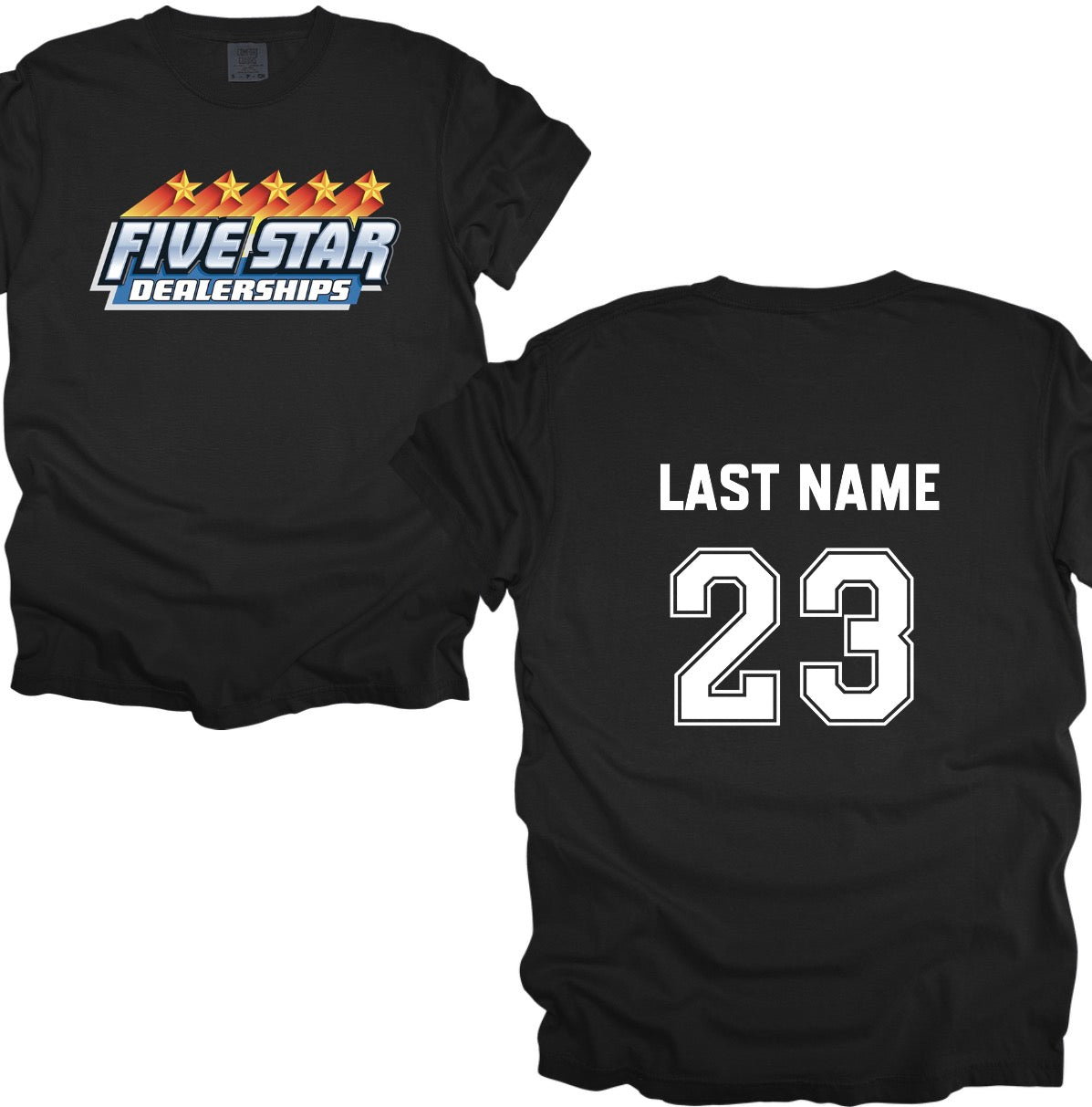 Five star dealership tee shirt (youth)
