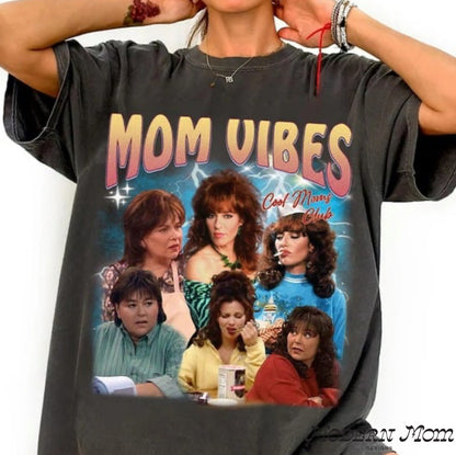 Mom vibes (tee, crewneck or hoodie )