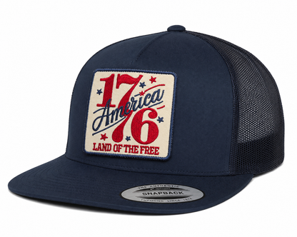 1776 flat bill snap back