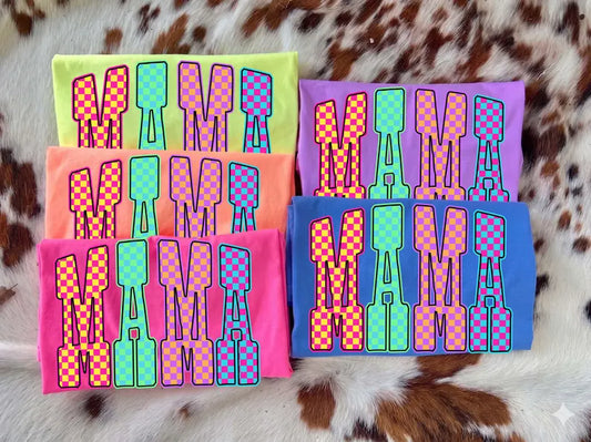 SURPRISE MAMA NEON TEES