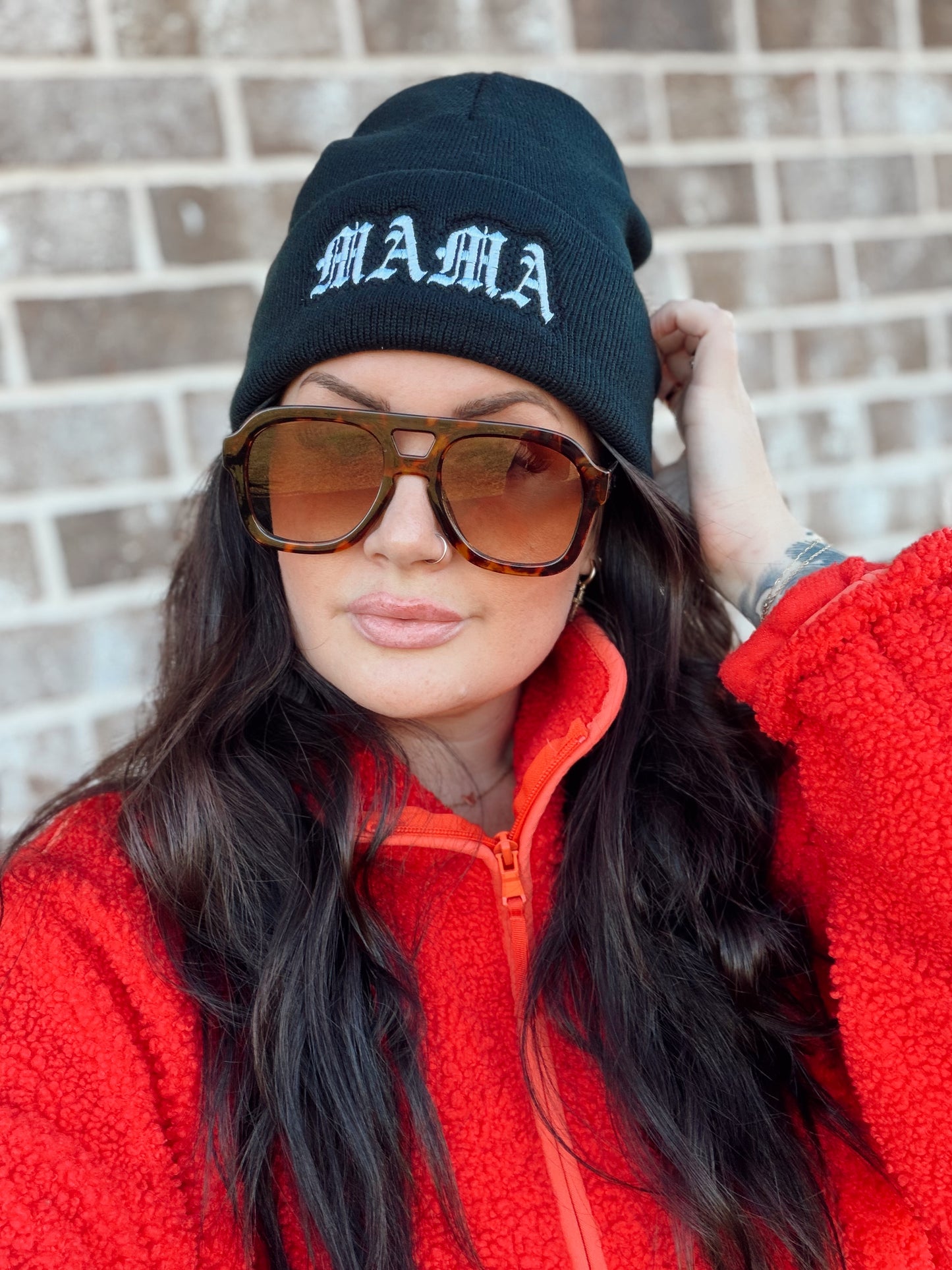 Mama old English beanie PRE-ORDER ships in 15 business days