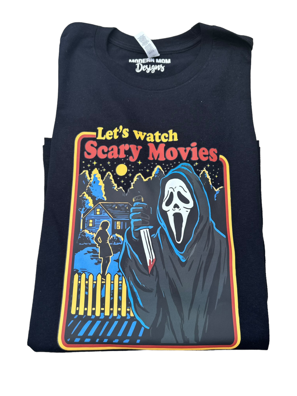 Let’s watch scary movies tee