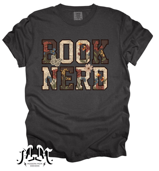 Book nerd (tee, crewneck or hoodie)