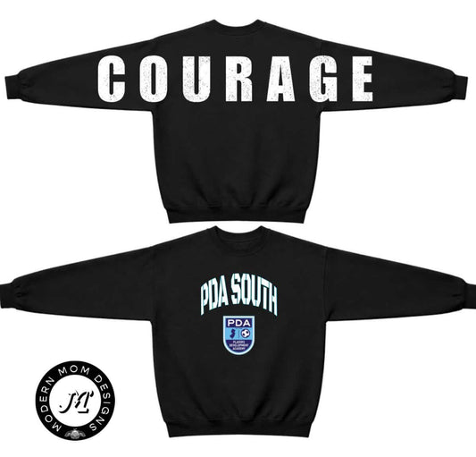 PDA SOUTH BIG BACK crewneck with big back print